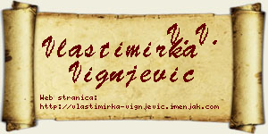 Vlastimirka Vignjević vizit kartica